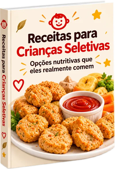 Capa do bônus Receitas para Crianças Seletivas